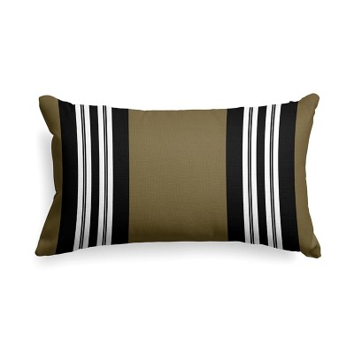 Aya Kaki combed cotton and linen cushion cover