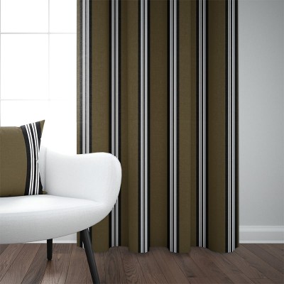 Kaki curtain in linen and combed cotton from the Aya range