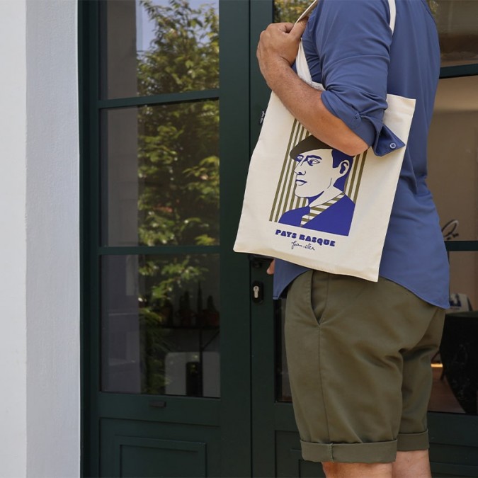 Artxiboak Homme Tote Bag made in Portugal from cotton and canvas