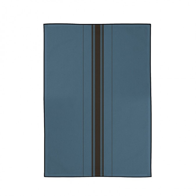 Linen kitchen towel Beaurivage Bleu Océan