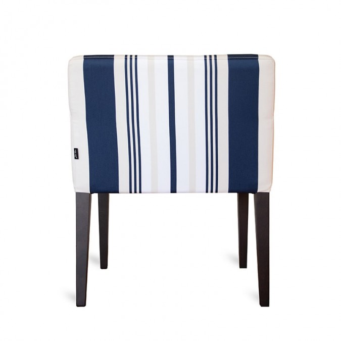 Ilargia armchair with Donibane Midnight fabric