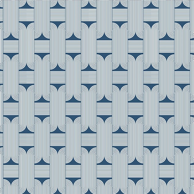 Katea infinity blue fabric by the metre