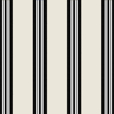 White and black fabric by the metre with elegant stripes for top-of-the-range decoration